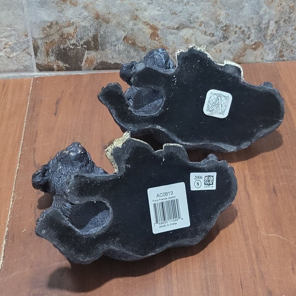 Austin Metal Cast Iron Furry Friends Dog Cat 2006 Pair of 2 - Picture 8 of 12